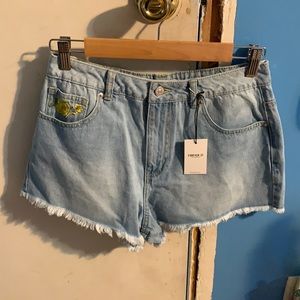 Bundle shorts and jean jacket